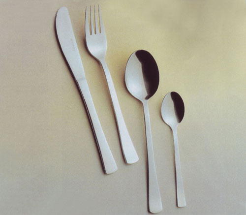 Atlantic stainless: 12 knifes, 12 forks, 12 spoons (big), 12 knifes, 12 forks, 12 spoons (dessert) - 72pcs              