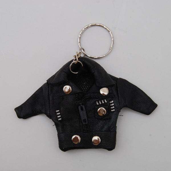 Leather jacket keys holder - Porte-clés blouson noir                                                                    