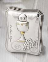 Sterling silver communion icon - Icone 1ère communion argent massif                                             