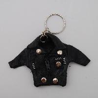 Leather jacket keys holder - Porte-clés blouson noir                                                                    