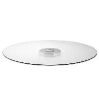 Palmi 57cm stainless steel rotatory plate - Plat rond tournant support acier